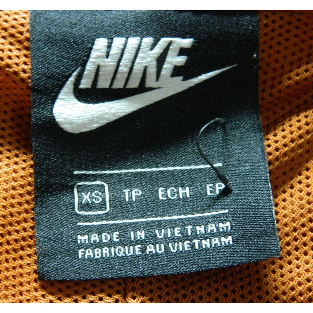 Nike Sportswear Romper Shorts Women Size X-Small Orange‎ Icon Clash